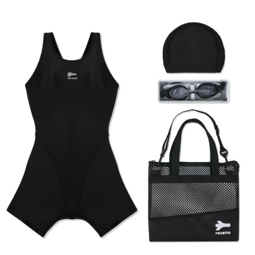레노마  여아 생존수영 키트 블랙 RN-GS2D865-BK