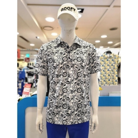 디즈니골프  전판캐릭터 반팔 카라 티셔츠 DO2MTS035
