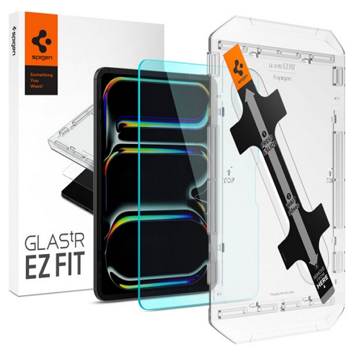 슈피겐  iPad Pro 11 M4 글라스tR 이지핏 강화유리 보호필름