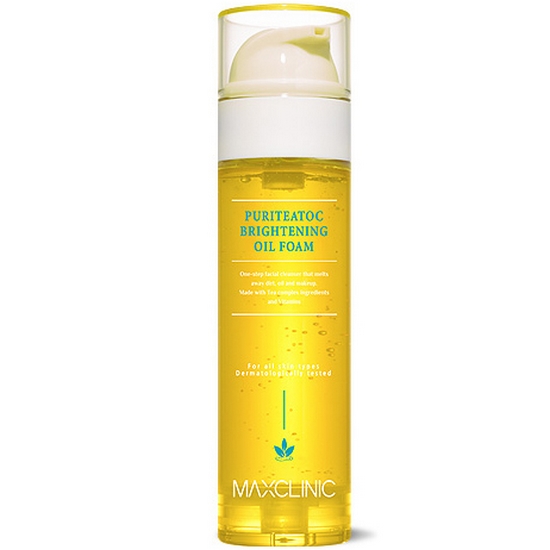 맥스클리닉 NEW 퓨리티톡 브라이트닝 오일 폼 110ml