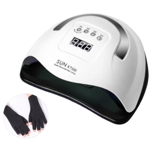 SUN X7 MAX 젤램프 + 자외선차단 네일 장갑