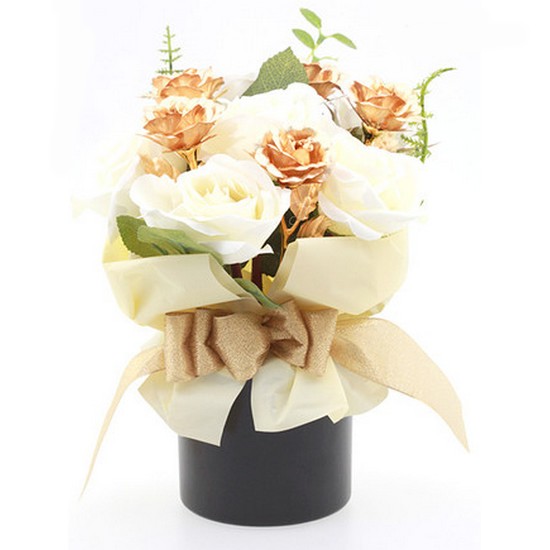 타뮤즈  G9015 금장미 5송이 꽃다발