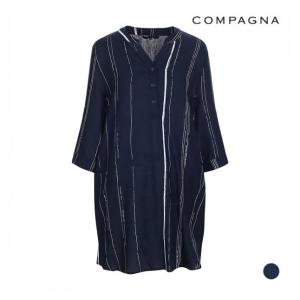 꼼빠니아 스트라이프롱원피스형셔츠 CAAU5-WRC930