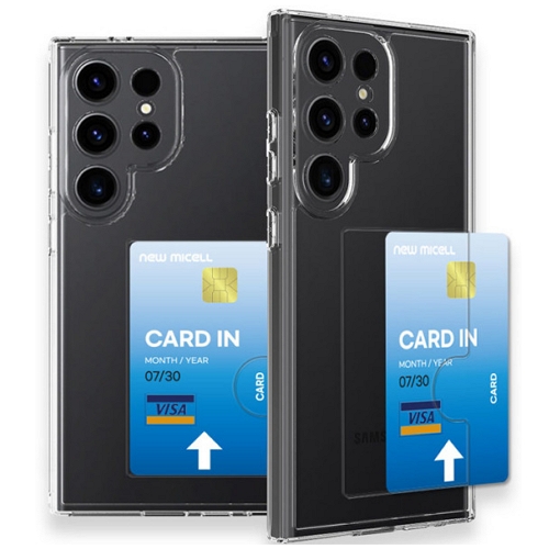 키스맥  갤럭시A35 샤프 클리어 카드수납 케이스