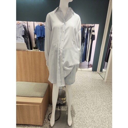 쉬즈미스 스트라이프 원피스형 셔츠 SWWSTO21080