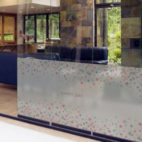 꾸밈  무점착 글라스 시트지 샤라락내리는별들 ca739m