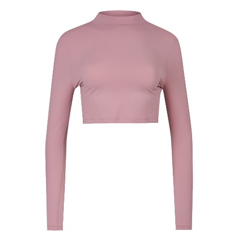 스파이더  올데이 크롭 롱 슬리브 SPJFCNRL251W-LPK