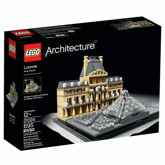 레고  아키텍처 루브르 박물관 (21024)
