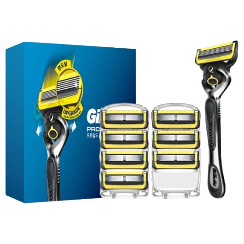 질레트  2024 프로쉴드 옐로우 매뉴얼 + 면도날