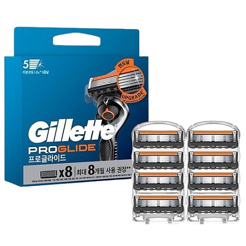 질레트  2024 프로글라이드 매뉴얼 면도날