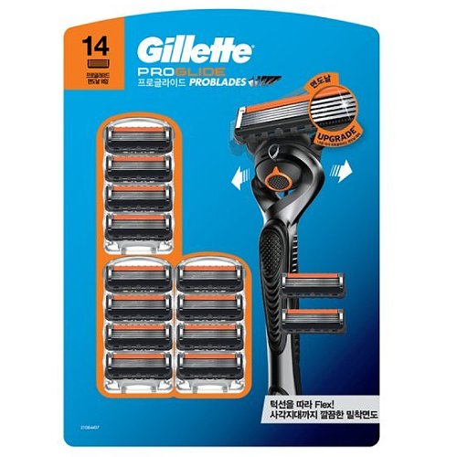 질레트  2024 프로글라이드 매뉴얼 면도날