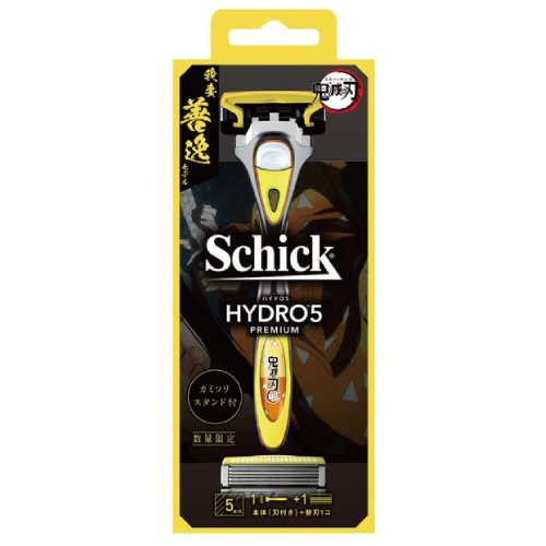 쉬크  하이드로5 프리미엄 한정판 귀멸의 칼날 아가츠마 젠이츠 + 면도날