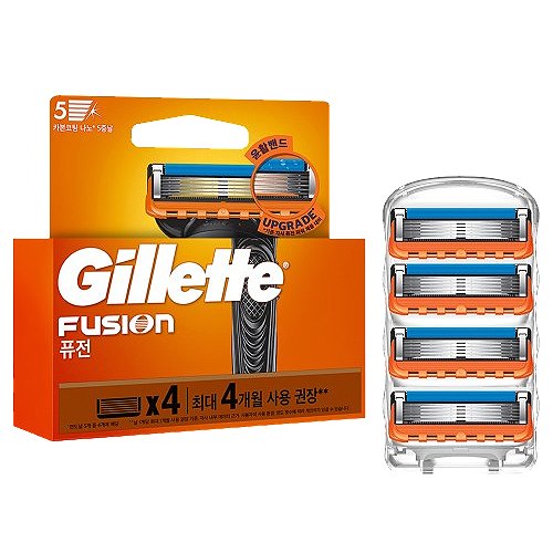 질레트  2024 퓨전 매뉴얼 면도날