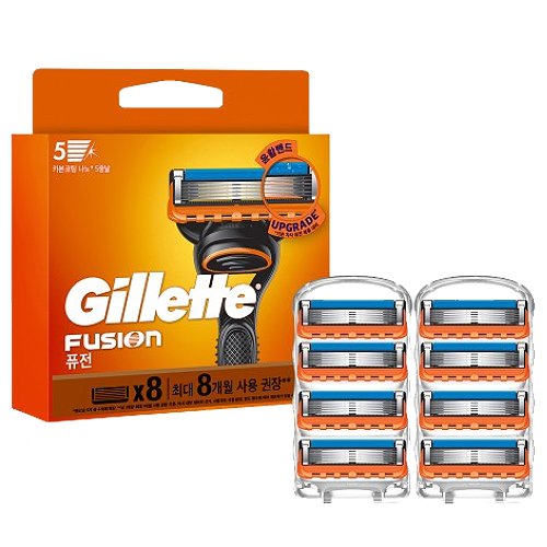 질레트  2024 퓨전 매뉴얼 면도날