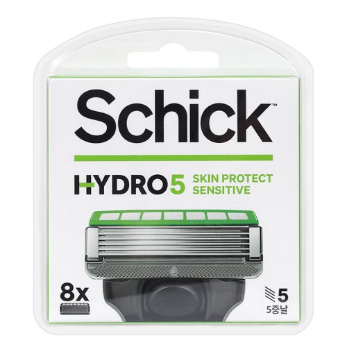 쉬크  하이드로5 스킨 프로텍트 센서티브 면도날
