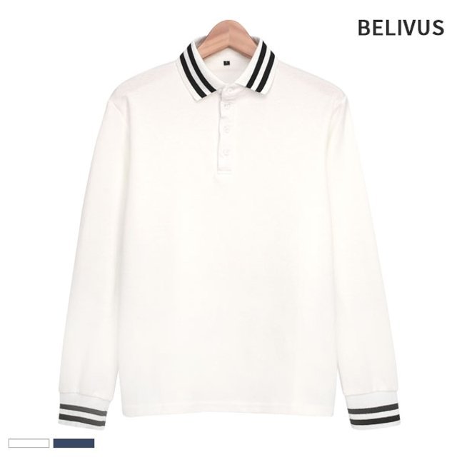 빌리버스 골프웨어 남성 카라 긴팔 PK티셔츠 BOJT006