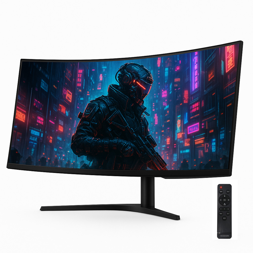 크로스오버  34LGD169N 나노IPS 165 TYPE-C PD 울트라게이밍 커브드 무결점