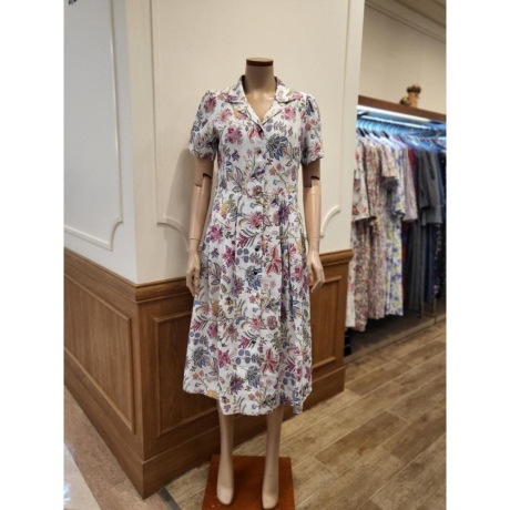 비꼴리끄 사라사 프린트원피스 B242WO2170