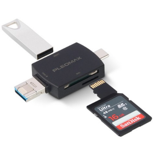 플레오맥스  POC-801 6 in 1 멀티 OTG 카드리더기