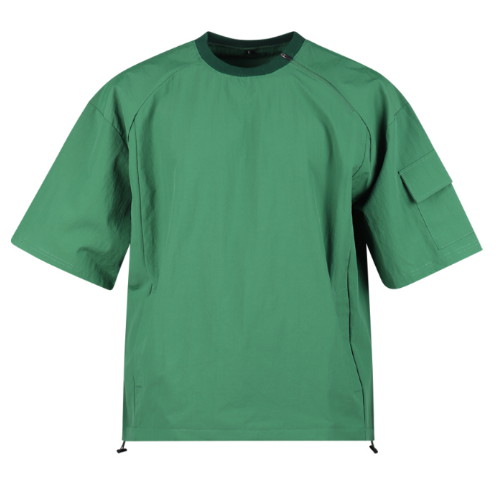 럭스골프 스트리트 지퍼 포켓 반팔 아노락 PF4M805