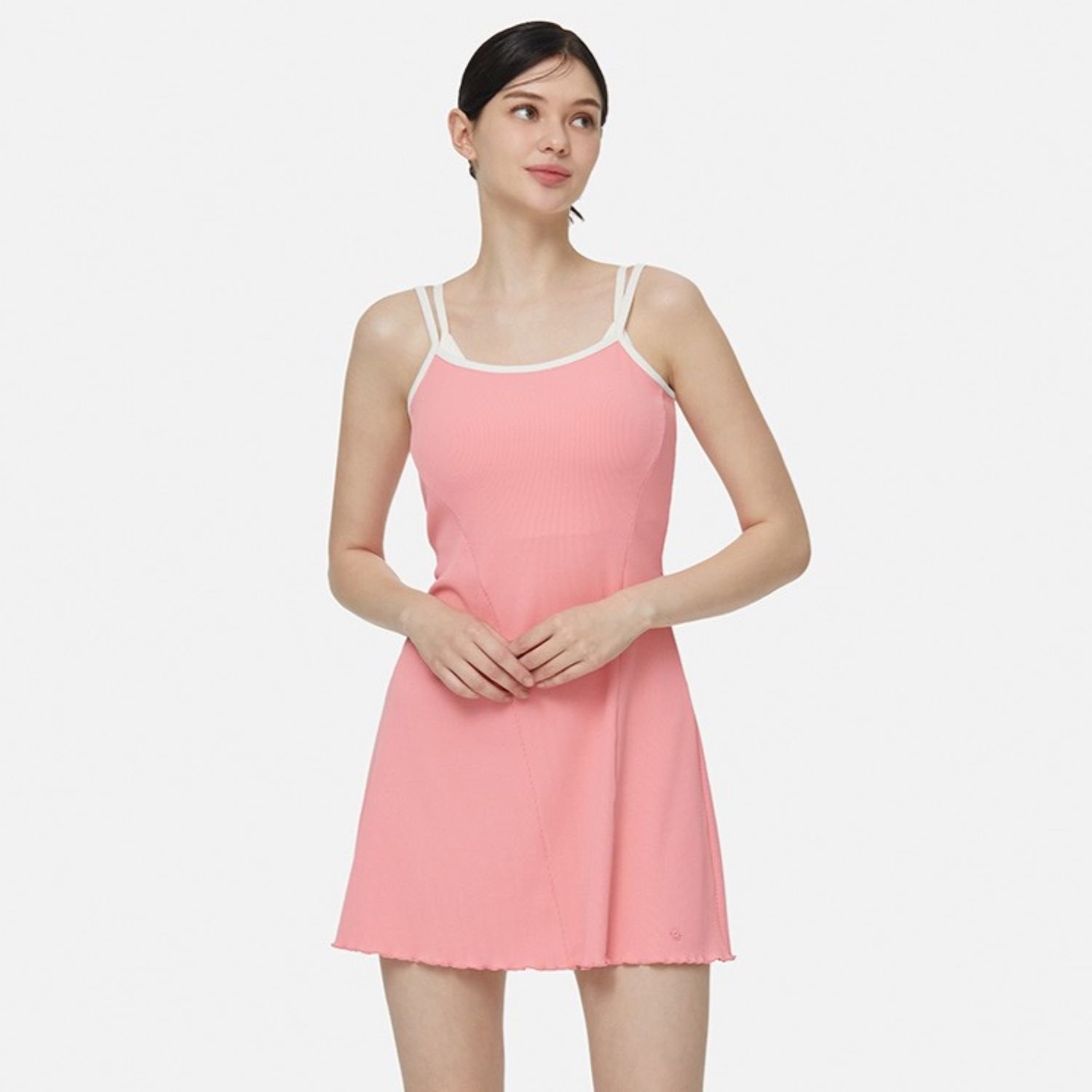 뮬라웨어 바운시 립 슬래시 포인트 원피스 AWSEOP100