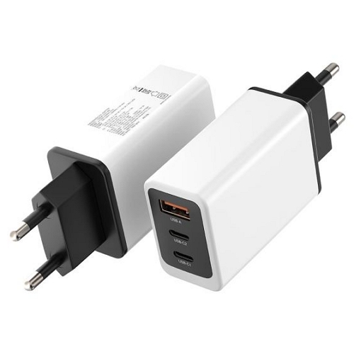 금호전기 번개표 PD PPS 65W 3포트 GaN 충전기 KYT826-PD65W-CCA