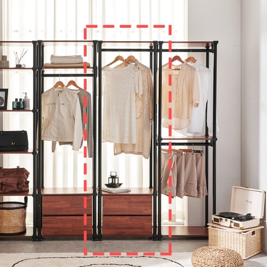 핀란디아  킹스행거 아멜리아 2단 서랍 행거 600