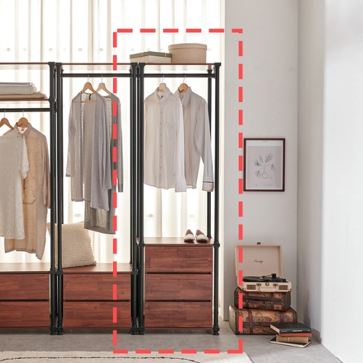 핀란디아  킹스행거 아멜리아 3단 서랍 행거 600