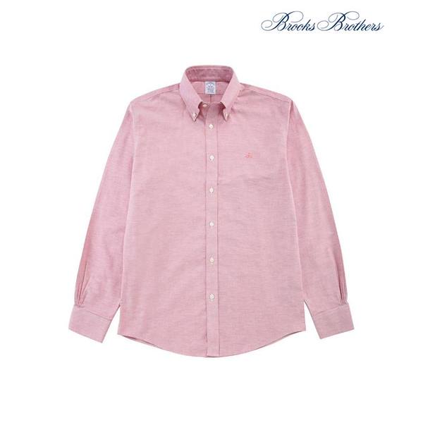 브룩스브라더스 레귤러핏 논아이론 옥스포드 솔리드 스포츠셔츠 BBTHMM7906DES