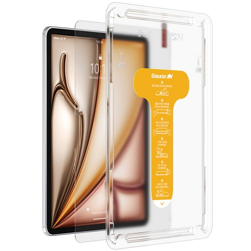 고부기  iPad Air 11 M2 이지커버 강화유리 액정보호필름