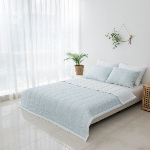 보물섬 쿨하니 시원한 여름 차렵이불 베개세트