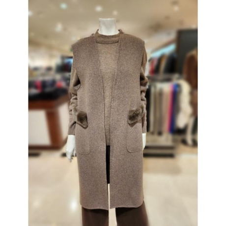 트리아나 브이넥 핸드메이드 베스트 AJ4VA06