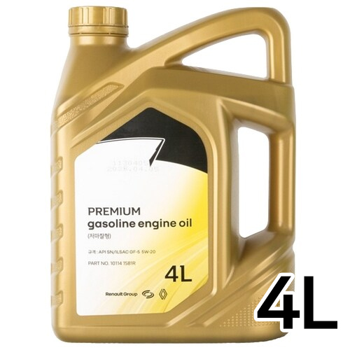 르노  프리미엄 가솔린 저마찰형 5W20 4L