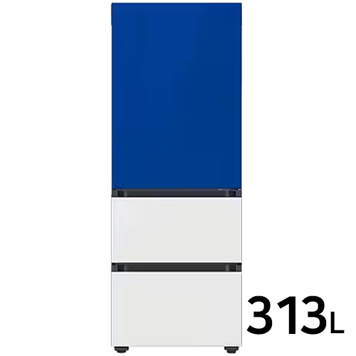 삼성전자 비스포크 김치플러스 키친핏 프리즘360+글램 RQ33C74C1AP (블루+화이트)