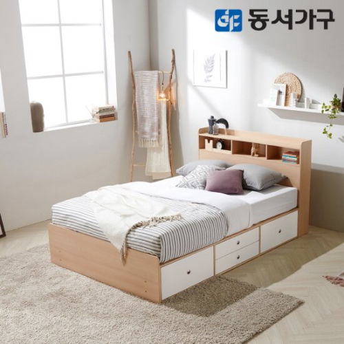 동서가구 루젠 수납헤드 깊은서랍 침대 SS
