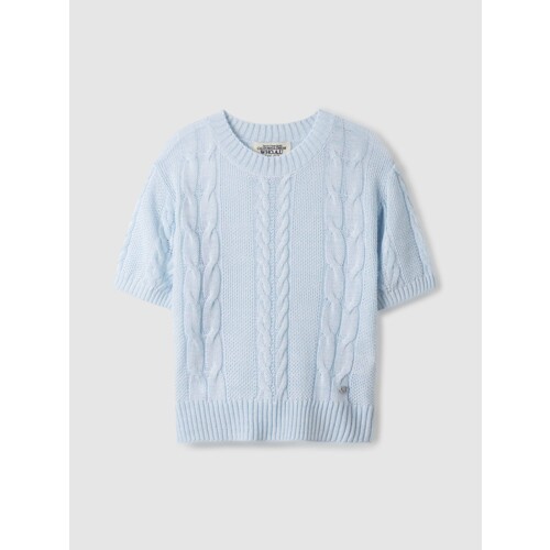 후아유 여성 Summer Aran Cable Boucle Sweater WHKAE2692F