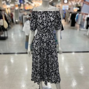 숲(SOUP) 오프숄더 겸용 롱 원피스 OA6OPT7