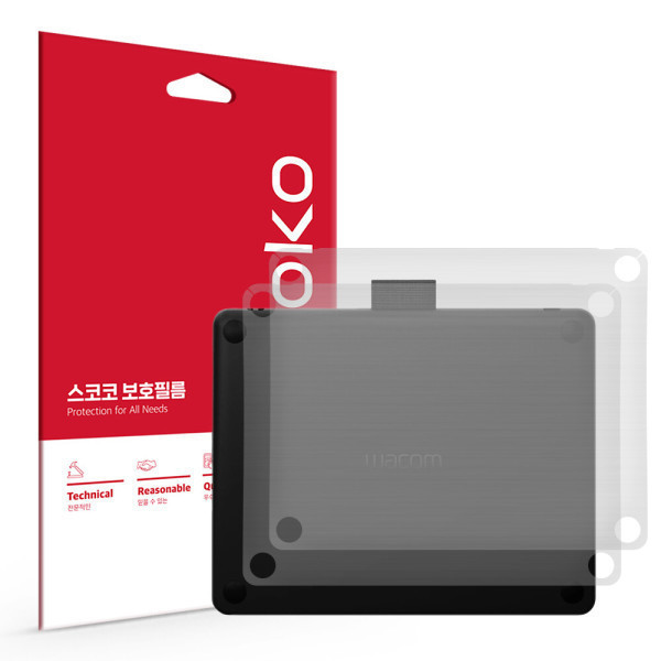 SKOKO  와콤 인튜어스 CTL-6100WL 무광 후면 보호필름 2매