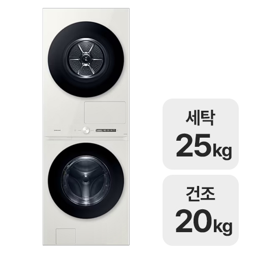 삼성전자 비스포크 그랑데 AI 원바디 Top-Fit WF2520HCWWD