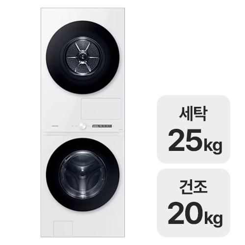 삼성전자 비스포크 그랑데 AI 원바디 Top-Fit WF2520HCEED