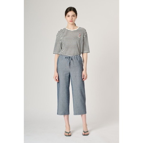 BCBG 밴딩 린넨 팬츠 B4F7P372