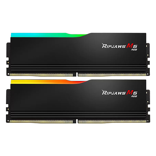 G.SKILL  DDR5-6400 CL32 RIPJAWS M5 RGB 블랙 패키지