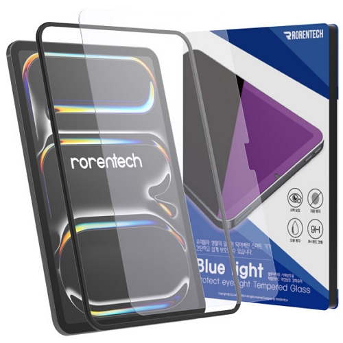 로랜텍  iPad Pro 11 M4 블루라이트차단 강화유리 보호필름