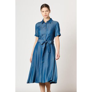 BCBG 여성 텐셀 데님 원피스 B4M4O630