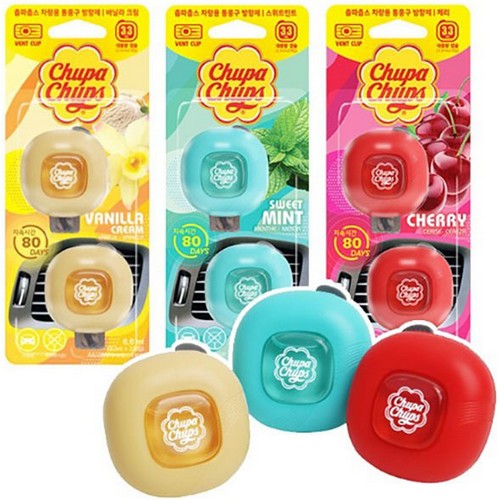 하이퍼인터내셔널  츄파춥스 차량용 통풍구 방향제 2P