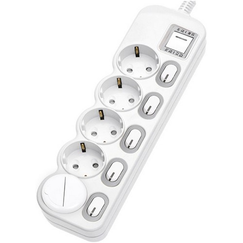 세계  에코파워탭 LED 5구 메인 개별스위치 멀티탭