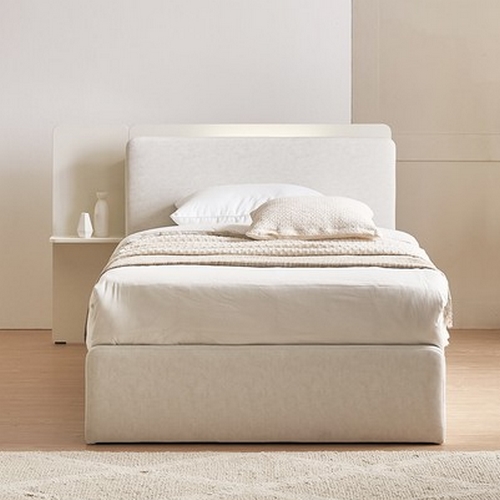 에몬스 세런 패브릭 호텔 LED침대 SS+사이드패널