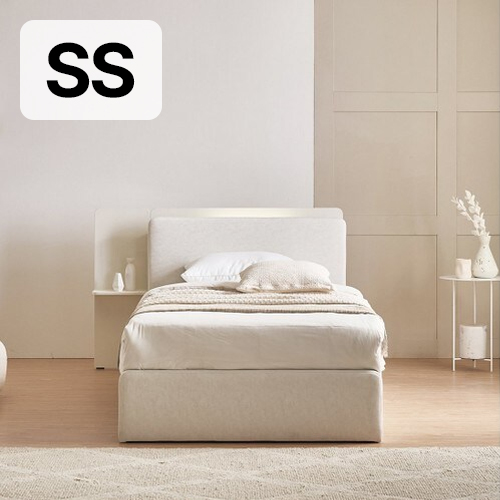 에몬스 세런 패브릭 호텔 LED침대 SS+사이드패널