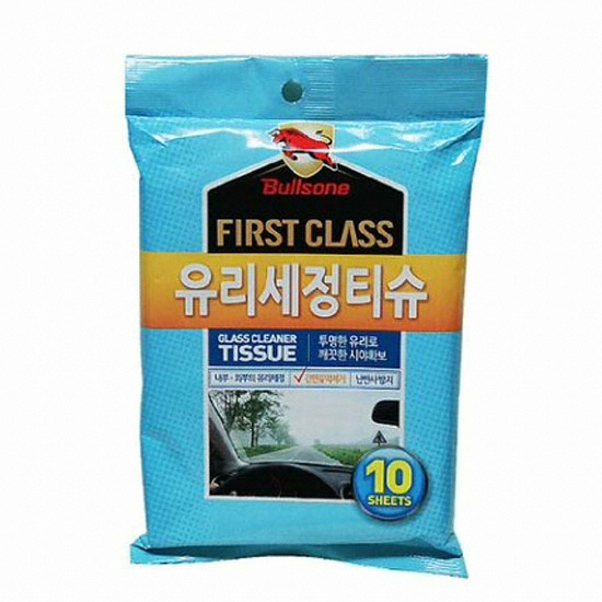 불스원  퍼스트클래스 유리세정티슈 10매