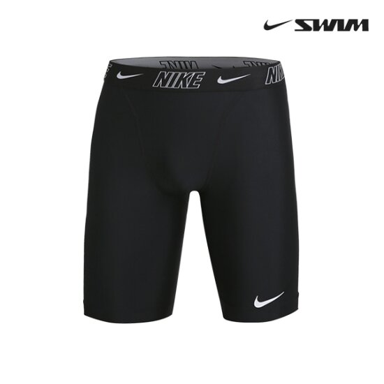 나이키  로고 테이프 밴드라인 재머 탄탄이 남자 5부 실내 수영복 NESSD642-001